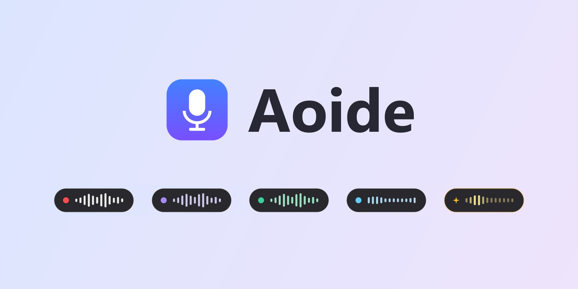 Aoide: the open-source voice input tool I vibe coded in five days