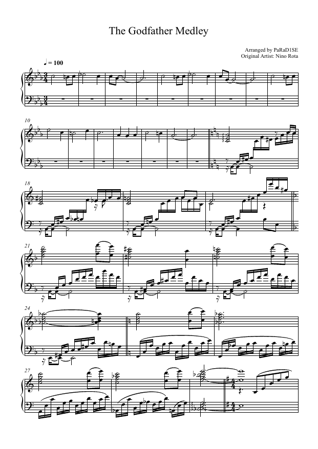 The Godfather Medley